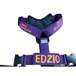 DOGOTERAPIA szelki Guard 4 cm z oznaczeniem