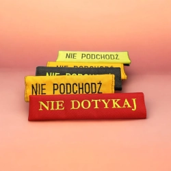 Nakładka z haftem na obroże/ szelki/ smycz