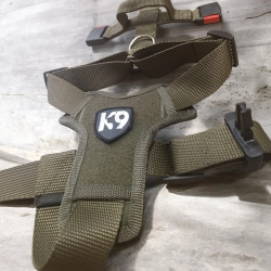 FRONT-LINE K9 szelki taktyczne z panelem na oznaczenia