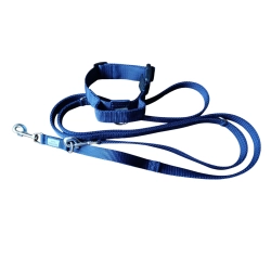 KLASYCZNY – komplet smycz przepinana + obroża CLICK 4 cm