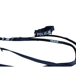 SZKOLENIOWY – obroża CLICK 4 cm + gruba smycz przepinana