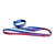 DWA KOLORY – smycz przepinana + obroża CLICK 4 cm