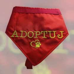 ADOPTUJ bandanka z haftem