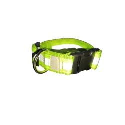 RESCUE NEON + ODBLASK – obroża robocza 4 cm