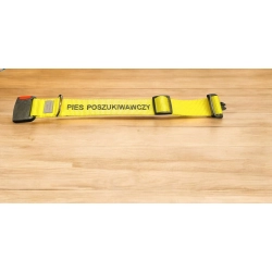 RESCUE PIES POSZUKIWAWCZY – obroża robocza 4 cm z haftem