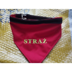 STRAŻ – bandanka z haftem dla psa